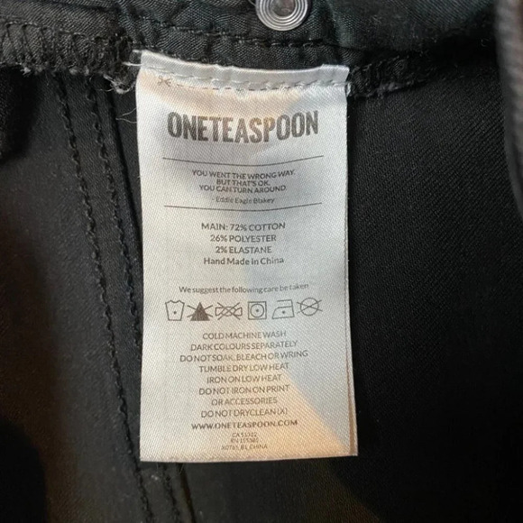 ONETEASPOON Anthro Black High Wasit Skinny Jeans - Picture 10 of 10